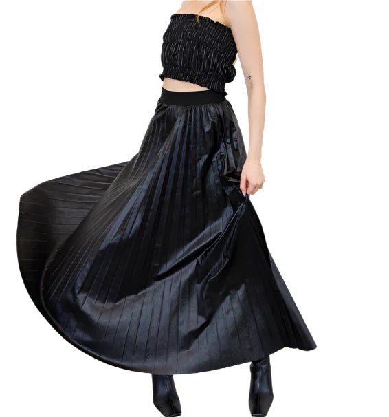 VEGAN LEATHER SKIRT