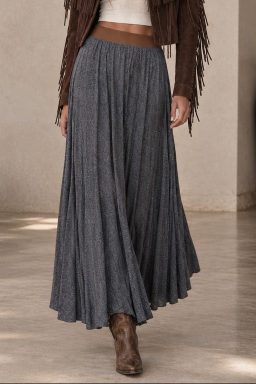 JERSEY SKIRT MEDIUM HEATHER GREY