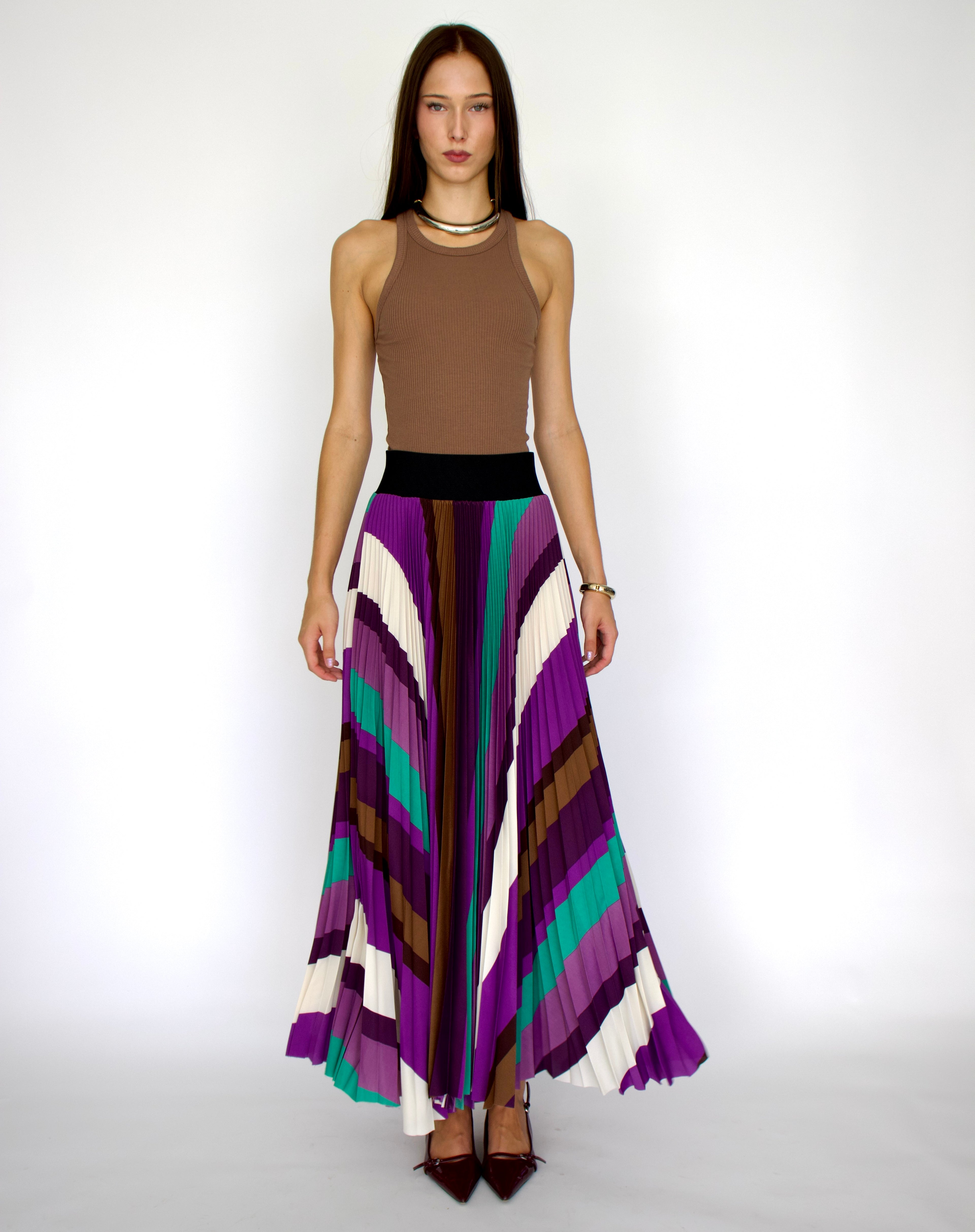 BEACH SKIRT STRIPES V2