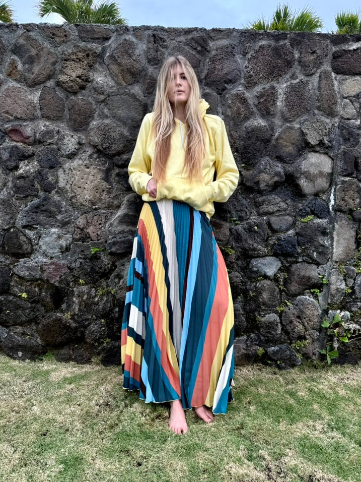 BEACH SKIRT STRIPES V4