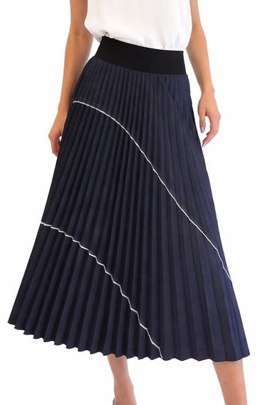 ASSEMBLAGE DENIM SKIRT
