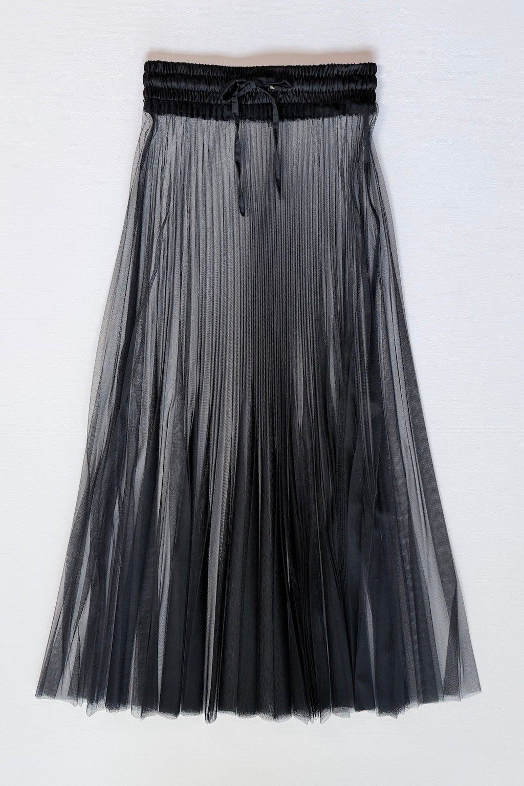 BLACK MESH SKIRT LIMITED EDITION