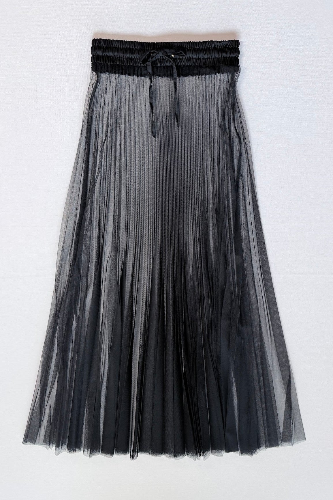 BLACK MESH SKIRT LIMITED EDITION