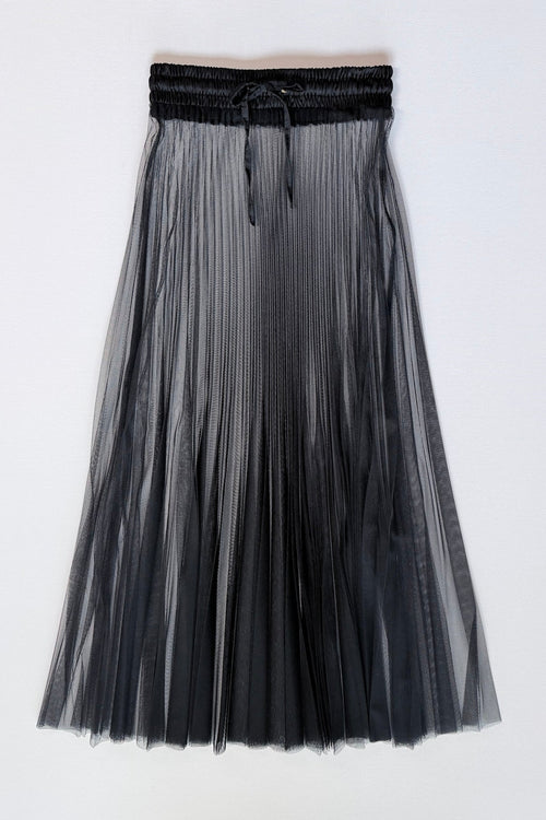 BLACK MESH SKIRT LIMITED EDITION