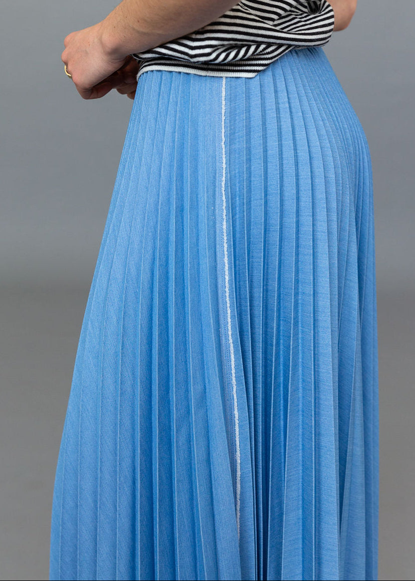 DENIM DELUXE SKIRT SKY