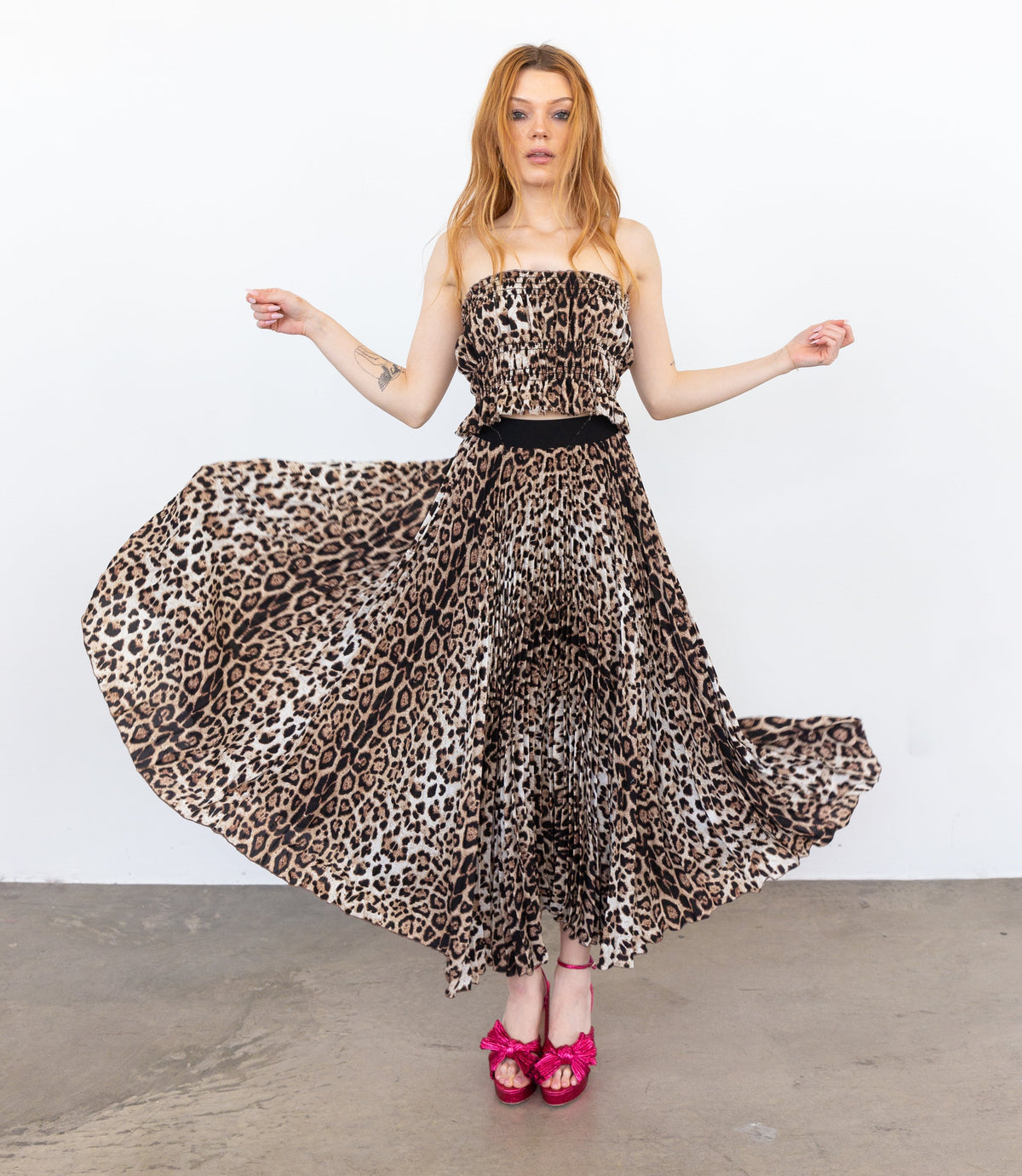 LEO CREPE SKIRT