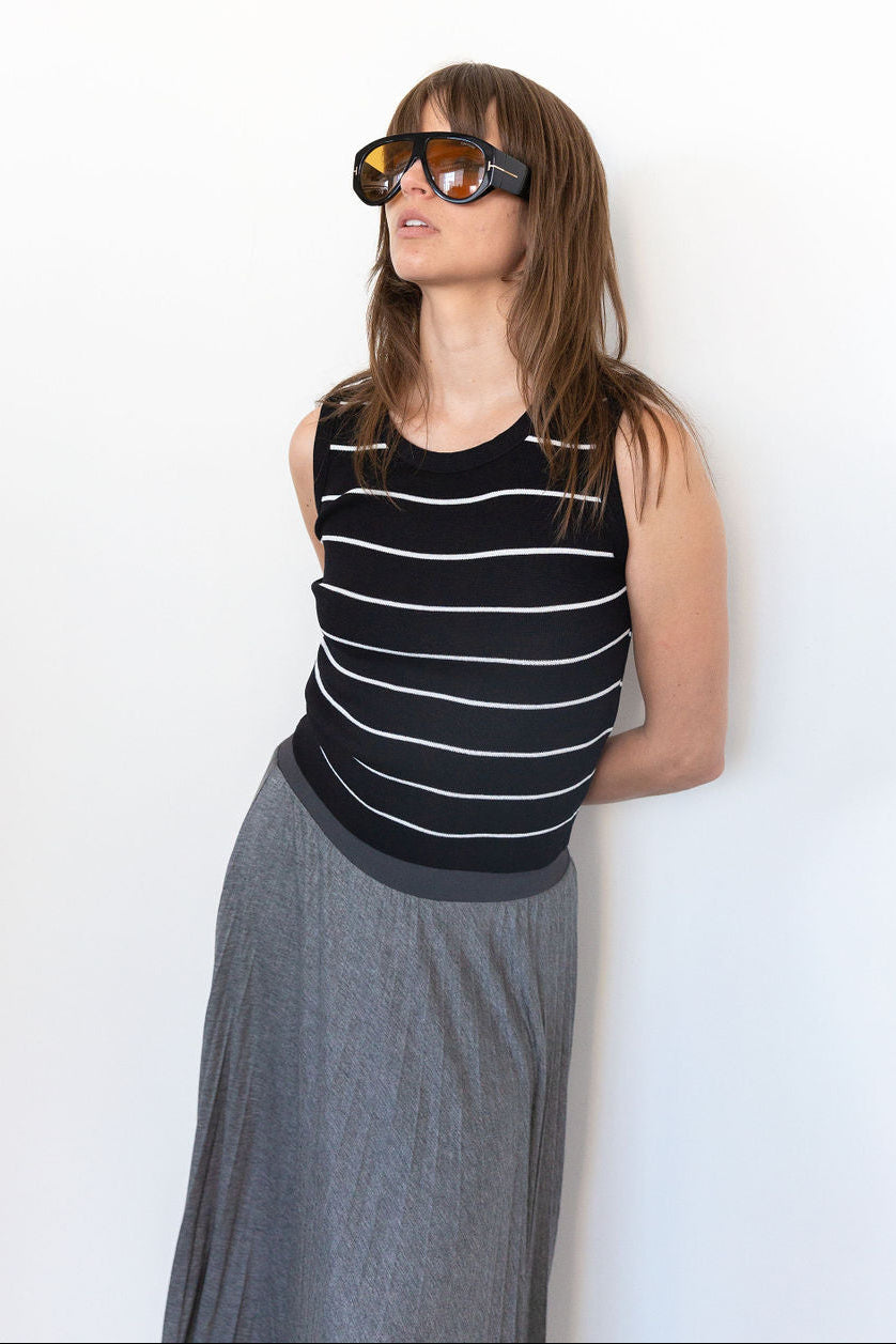 JERSEY SKIRT MEDIUM HEATHER GREY